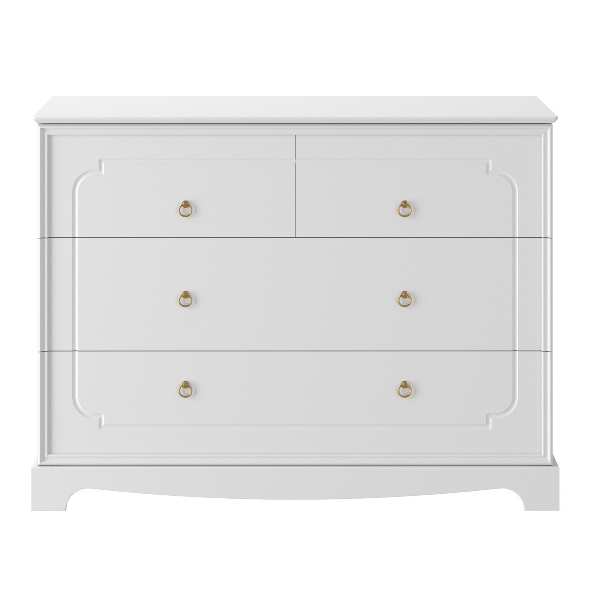 Royal timeless white komoda 4-szufladowa