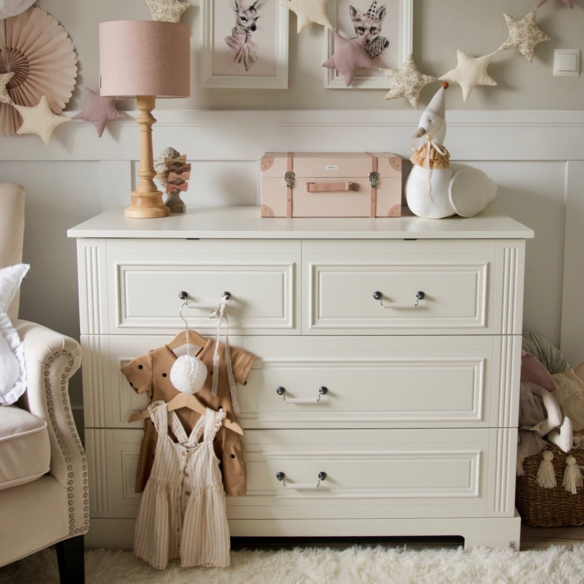 Zestaw mebli Ines elegant white