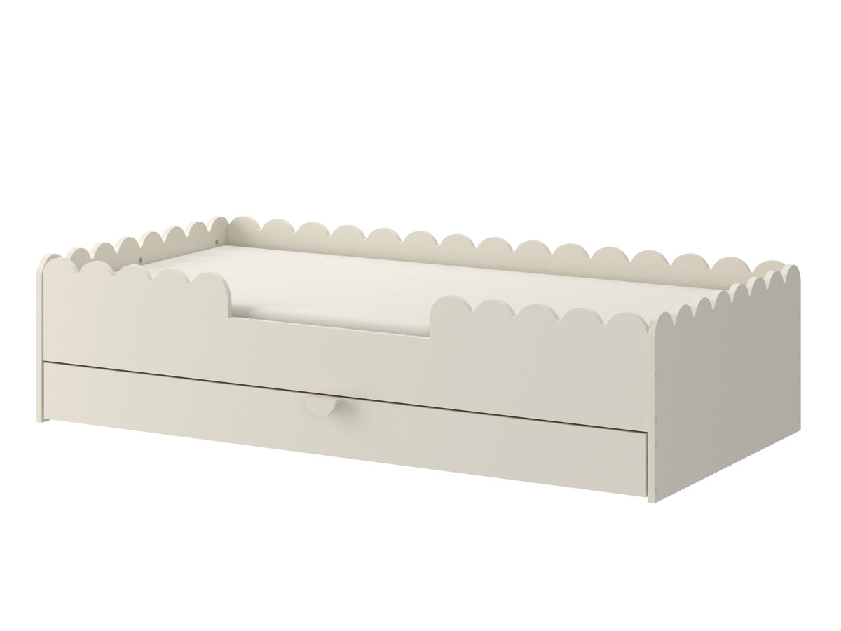 Book Nook latte łożko dziecięce w stylu Monetssori 80x160 z szufladą