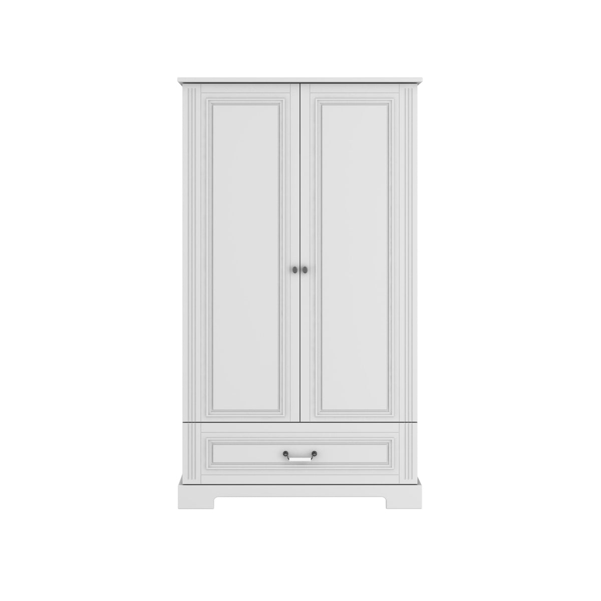 Ines elegant white szafa 2-drzwiowa tall