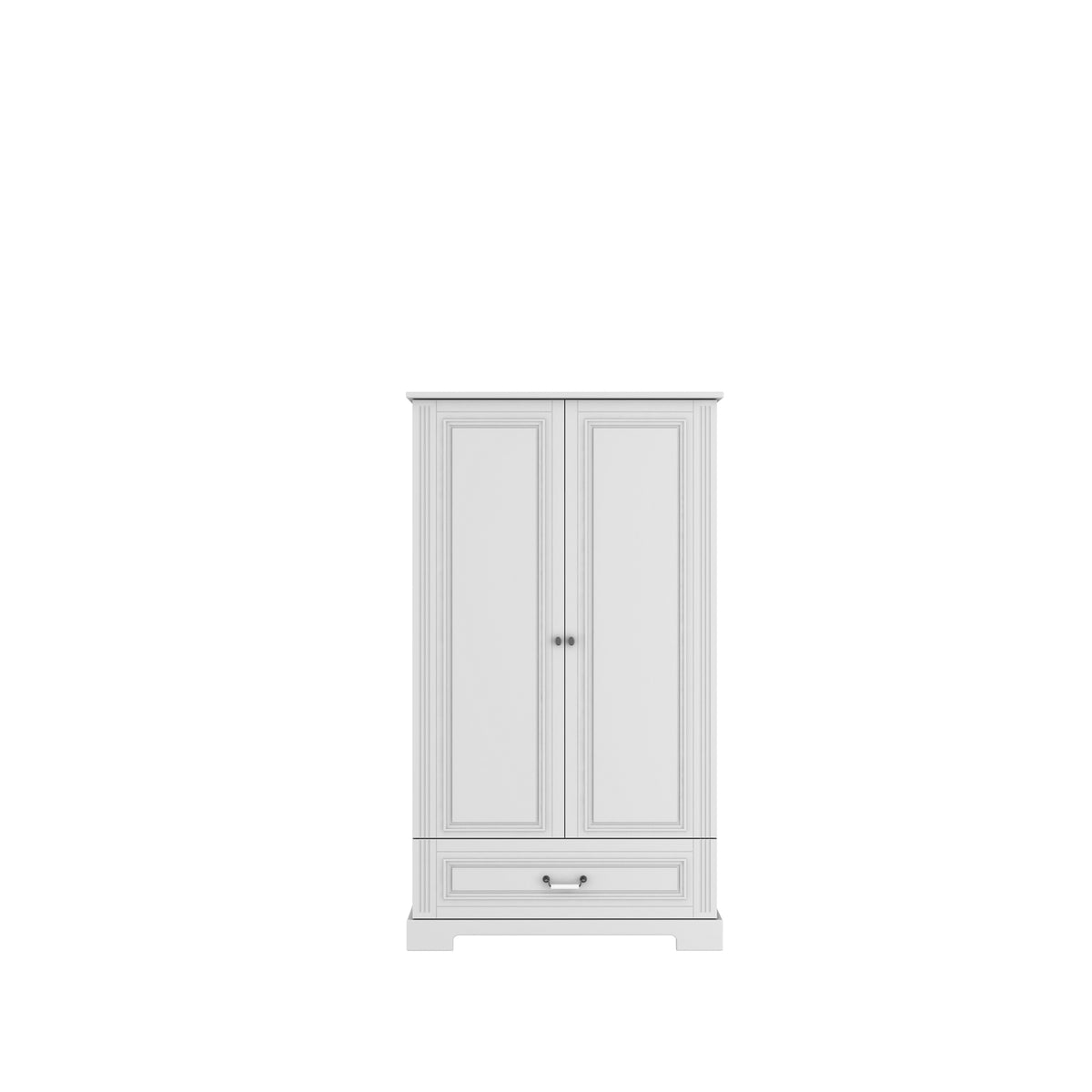 Ines elegant white szafa 2-drzwiowa