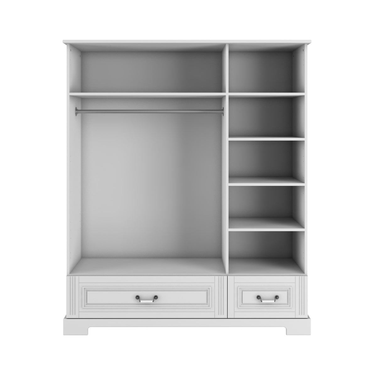 Ines elegant white szafa 3-drzwiowa