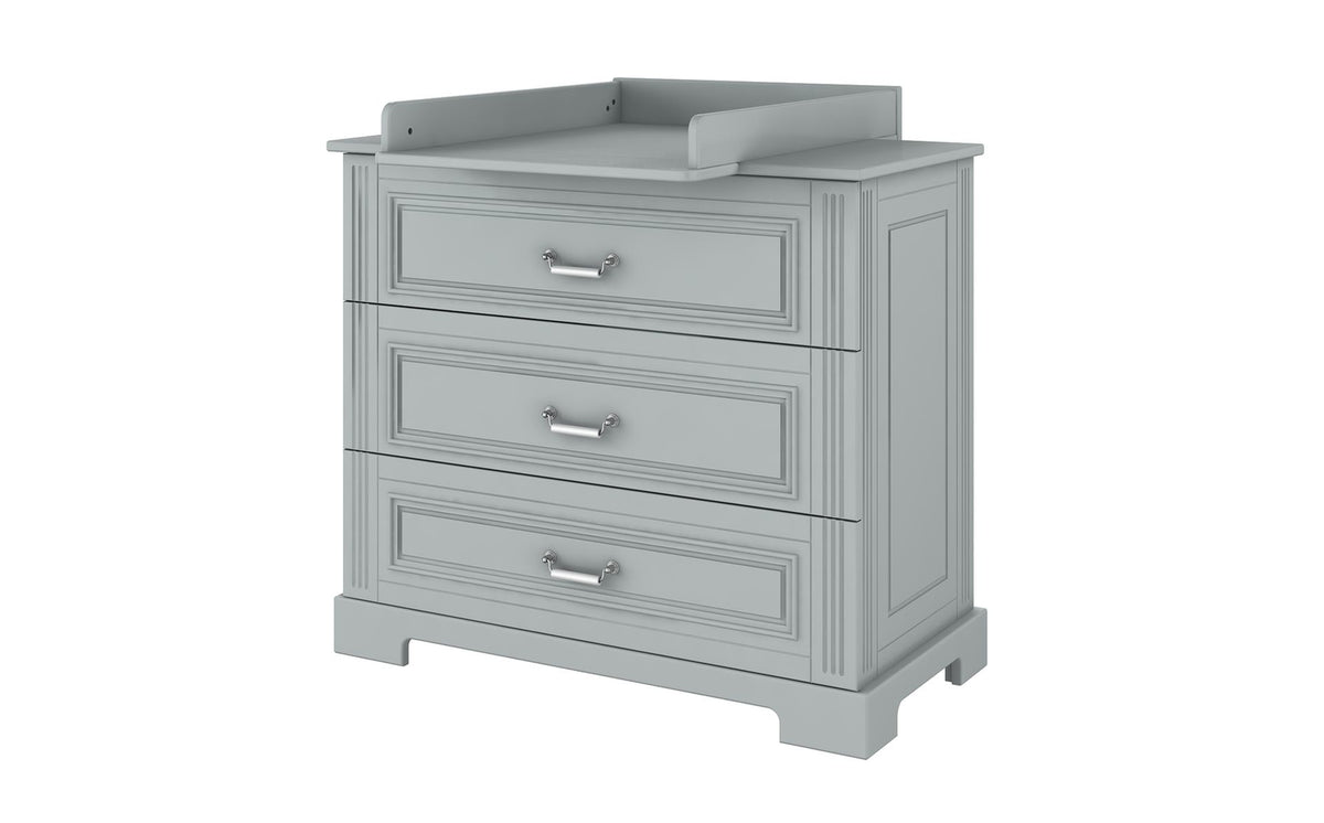 Ines neutral gray komoda 3-szufladowa