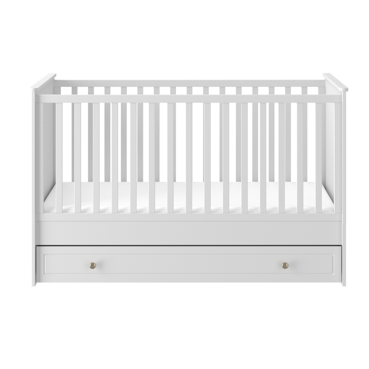 Marylou snow bliss łóżeczko 70x140 z funkcją tapczanika