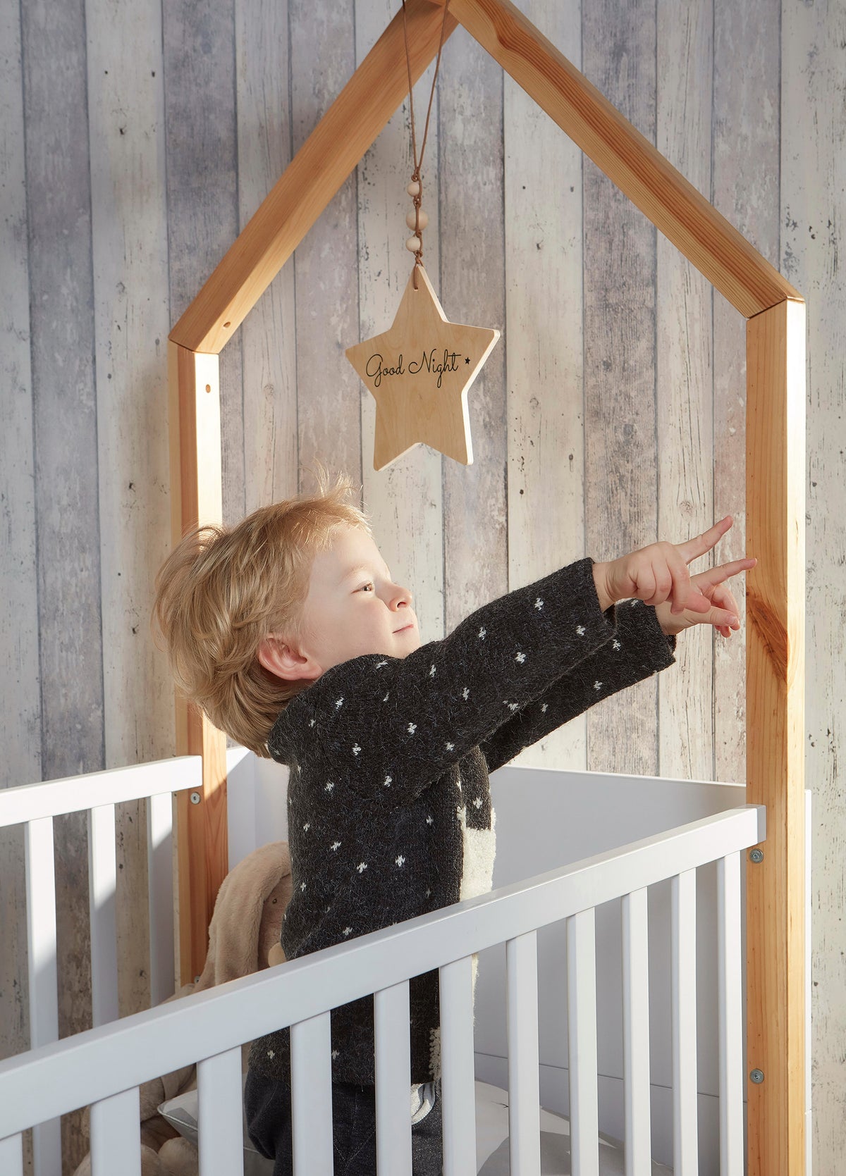 Pinette cot 70x140 extendable to 160 cm with daybed function