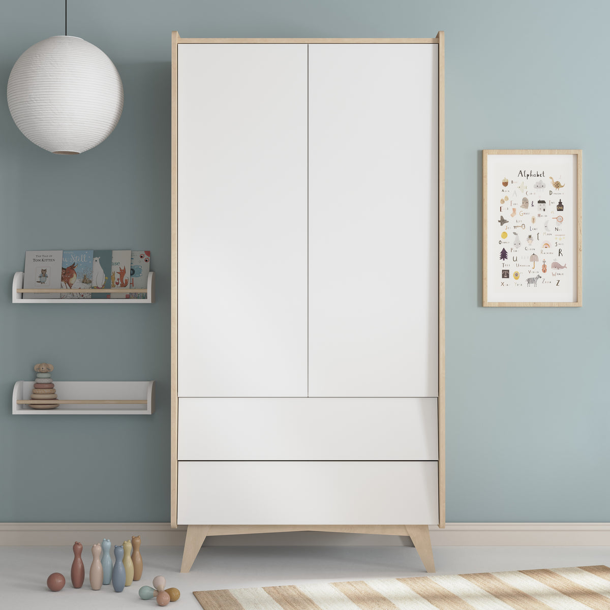 So sechzig Schrank 2-türig