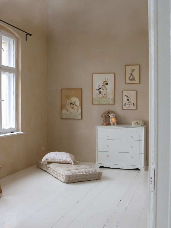 Royal timeless white komoda 3-szufladowa