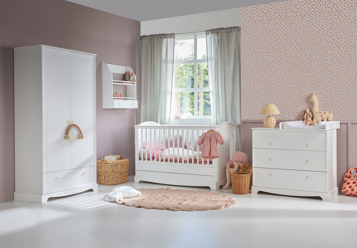 Royal timeless white szafa 2-drzwiowa