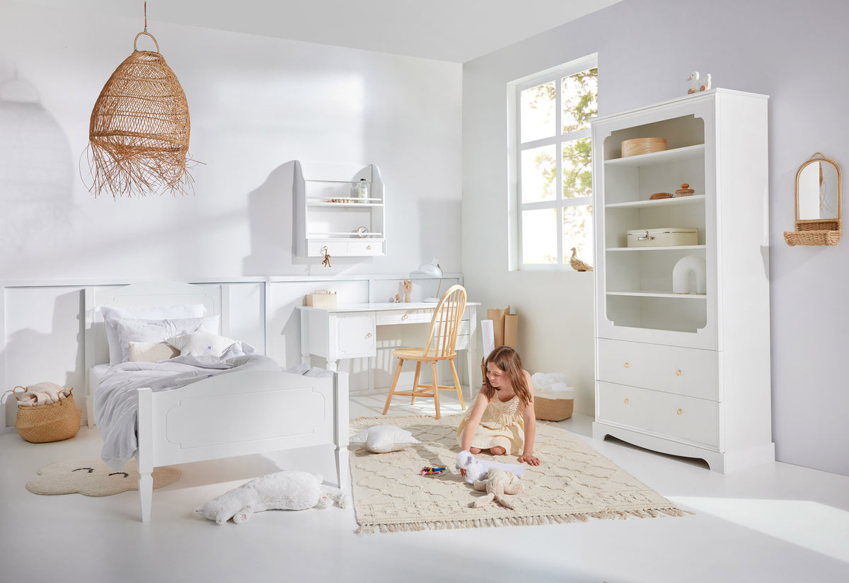Royal timeless white łóżko 90x200