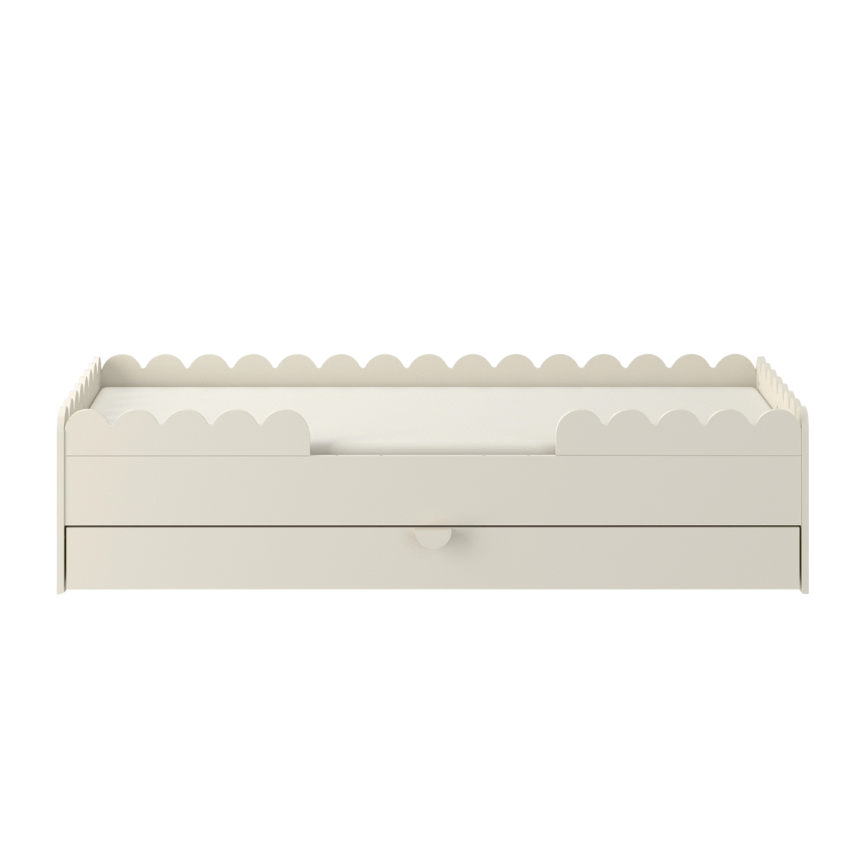 Book Nook latte łożko dziecięce w stylu Monetssori 80x160 z szufladą