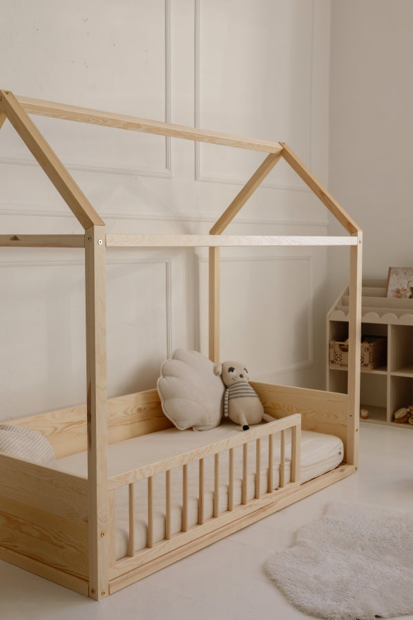 Wood Nest – przednia barierka ochronna do łóżka 70 × 140