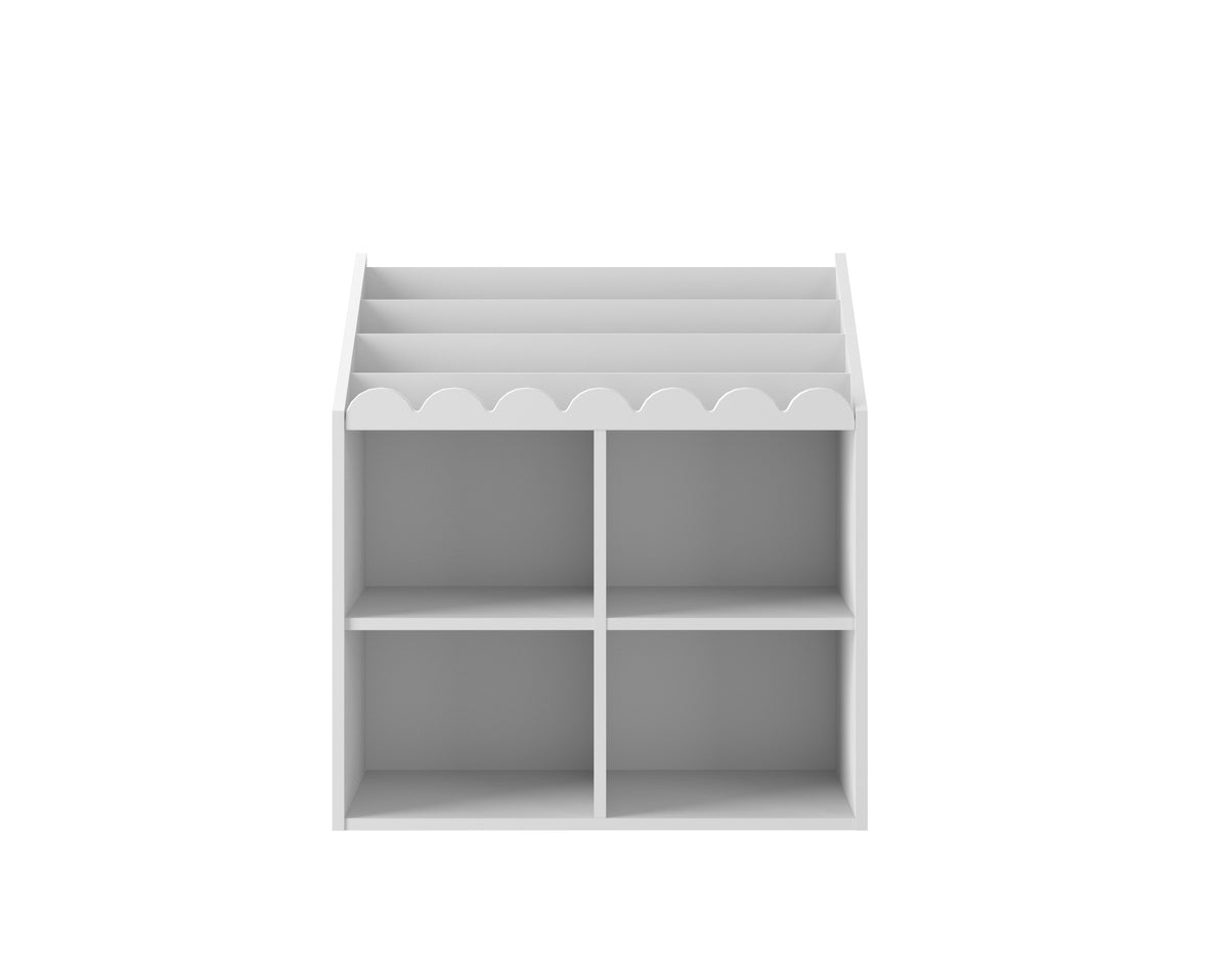 Regał Montessori Book Nook snow– regał dziecięcy na książki i zabawki