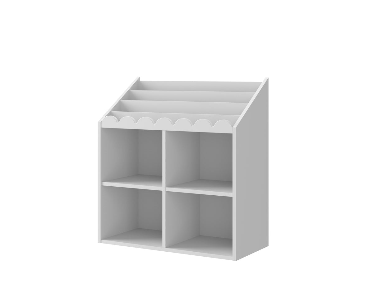 Regał Montessori Book Nook snow– regał dziecięcy na książki i zabawki