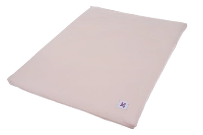 Leinener Wickelaufsatz mit Bezug und Handtuch Dusty Pink