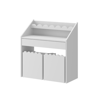 Biurko Montessori Book Nook snow – kompaktowe biurko dla dzieci
