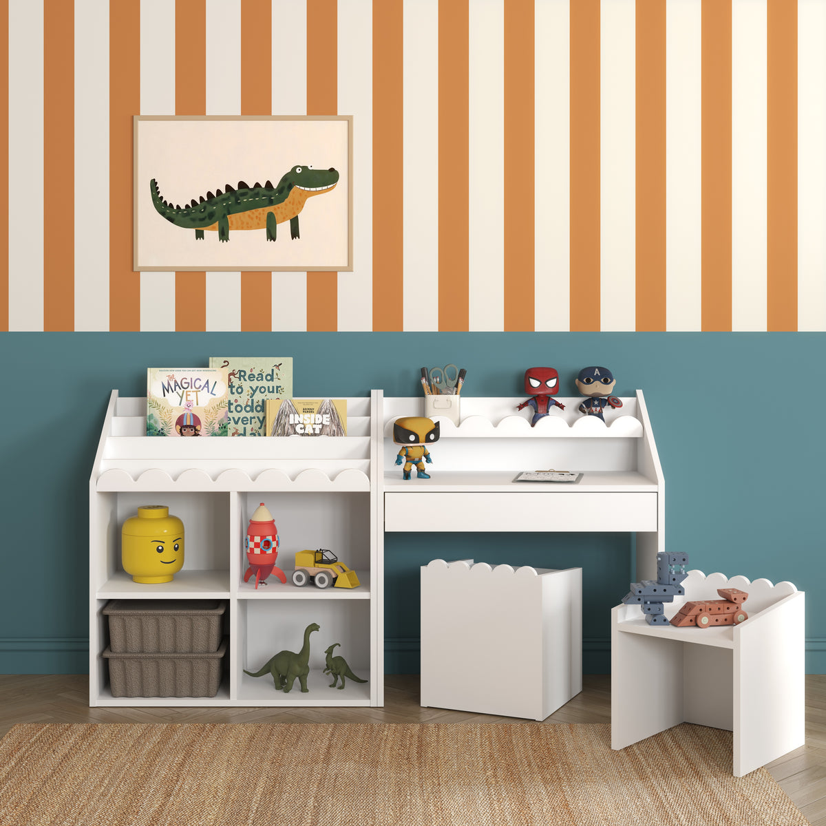Montessori Book Nook snow high chair – a functional seat for a child