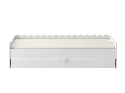Book Nook snow Montessori children's bed 80x160 with drawer