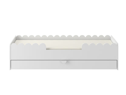 Book Nook snow Montessori children's bed 80x160 with drawer