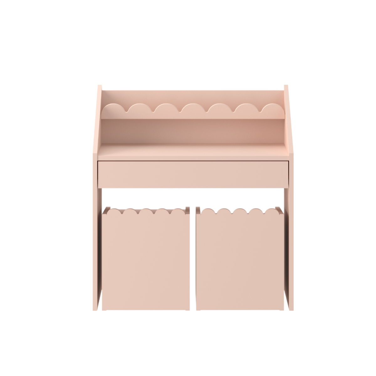 Montessori Schreibtisch Book Nook Vintage Rose – Kompakter Kinderschreibtisch