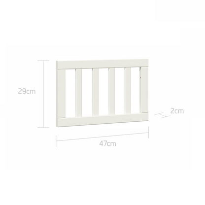 Bellamy Good Night cot barrier elegant white