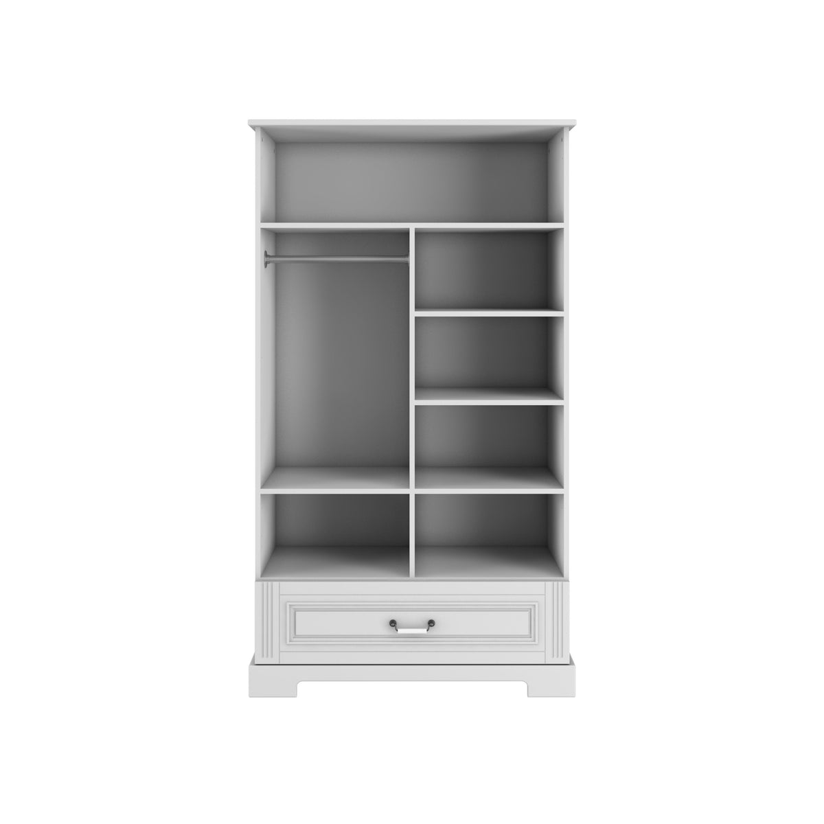 Ines elegant white szafa 2-drzwiowa