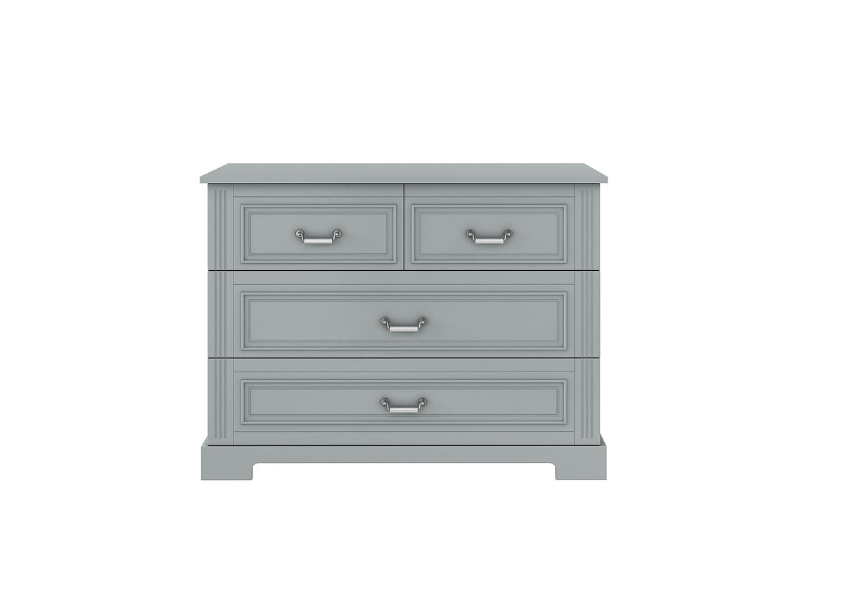 Ines neutral gray komoda 4-szufladowa