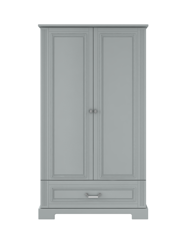 Ines neutral gray szafa 2-drzwiowa tall
