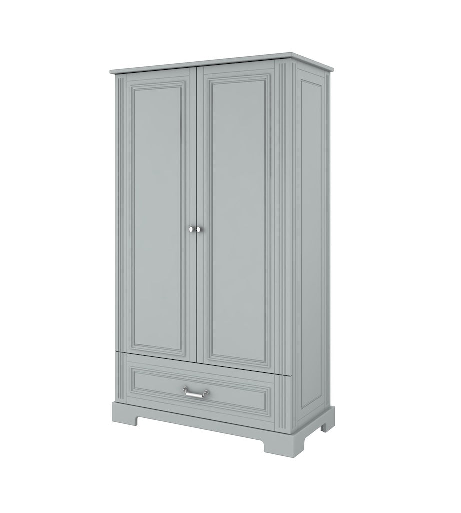 Ines neutral gray szafa 2-drzwiowa tall