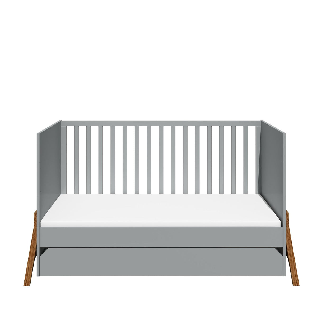 Lotta gray łóżeczko 70x140 z funkcją tapczanika