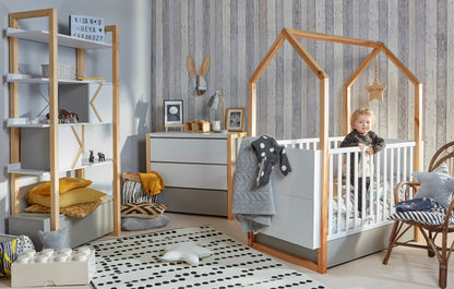 Pinette cot 70x140 extendable to 160 cm with daybed function