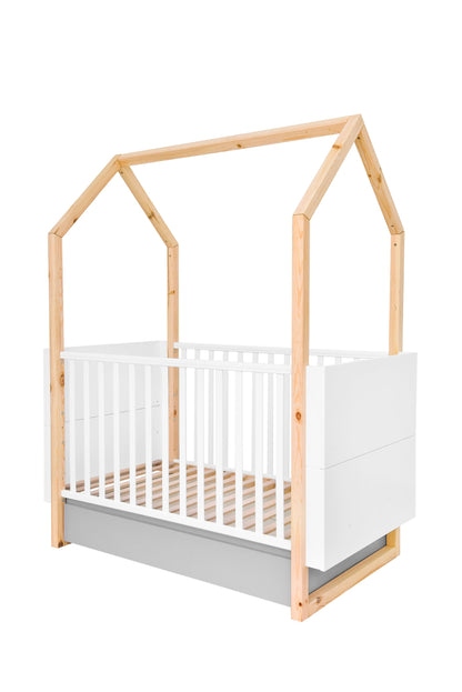 Pinette cot 70x140 extendable to 160 cm with daybed function