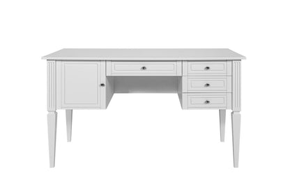 Ines elegant white writing desk