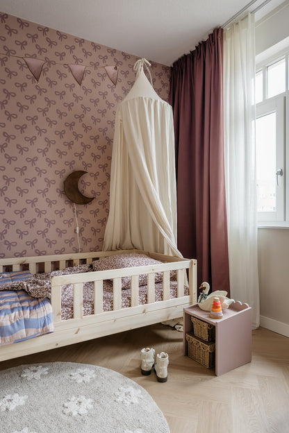 Zestaw dziecięcy Book Nook vintage rose – biurko Montessori z dwoma krzesełkami