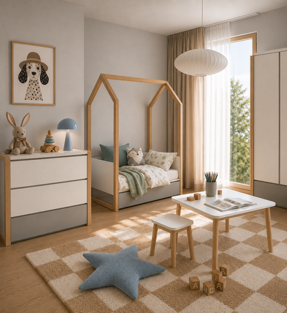Pinette cot 70x140 extendable to 160 cm with daybed function