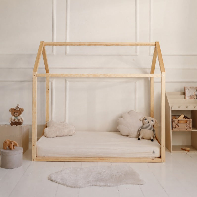 Wood Nest – łóżko domek Montessori 90 × 200 cm